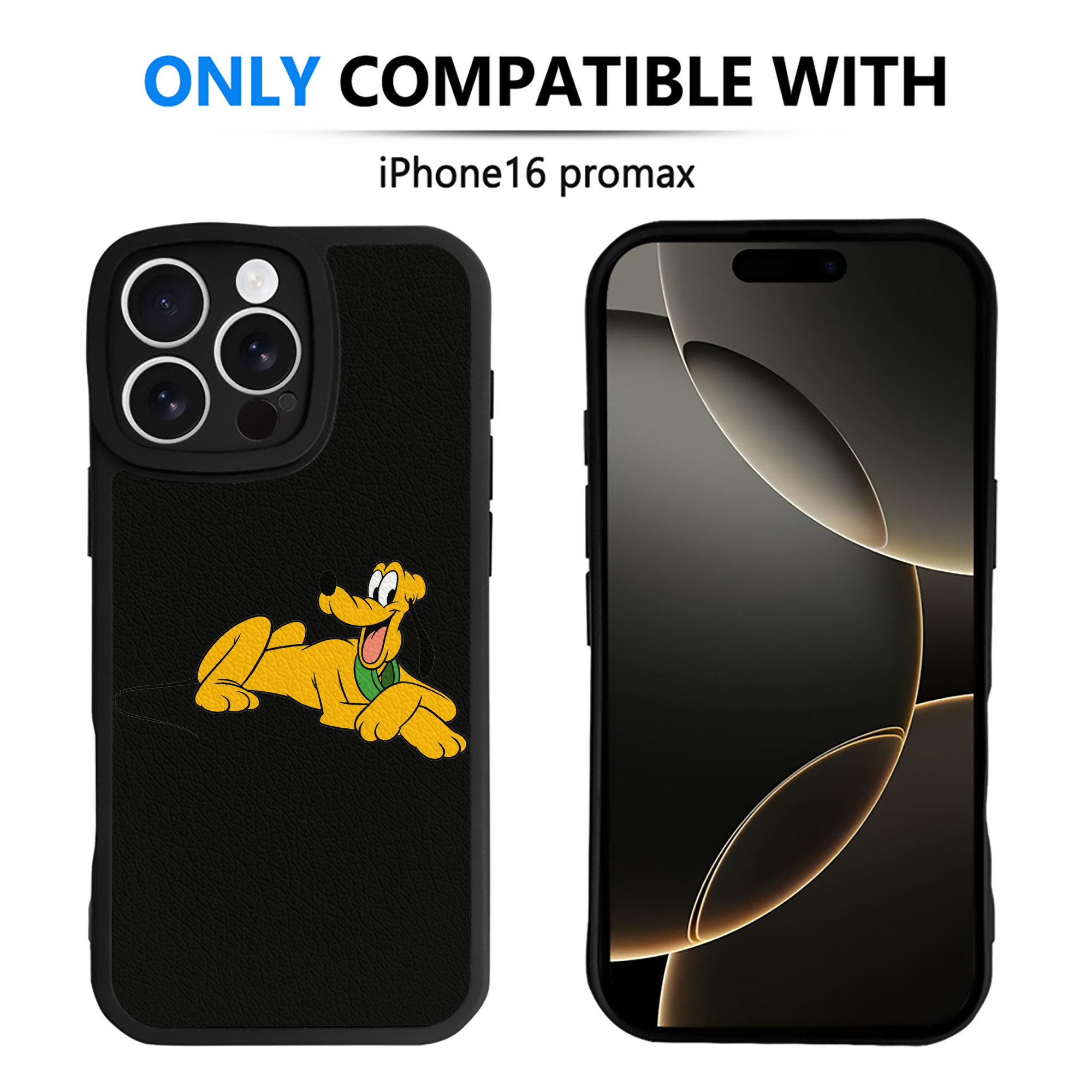 （画像用） ミッキーマウス Mickey Mouse 【iPhone 16シリーズ対応】シリコンスマホケース（レザー調） 材質：シリコン